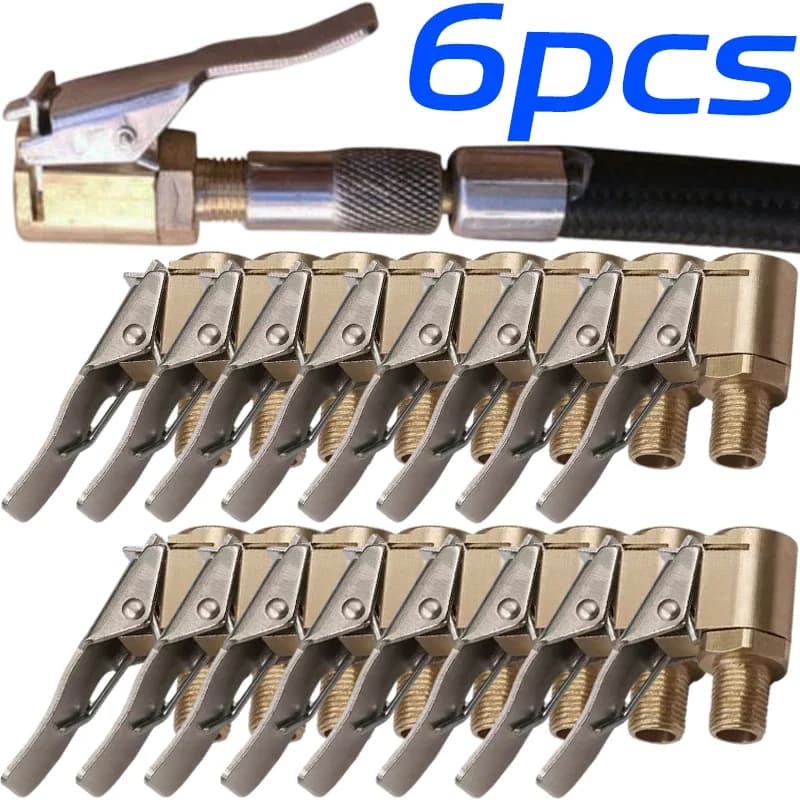 Raccordo Rapido per Gonfiaggio Pneumatici 8mm in Ottone per Auto, Camion, Moto, Compressore d'Aria, Uso Industriale e Garage