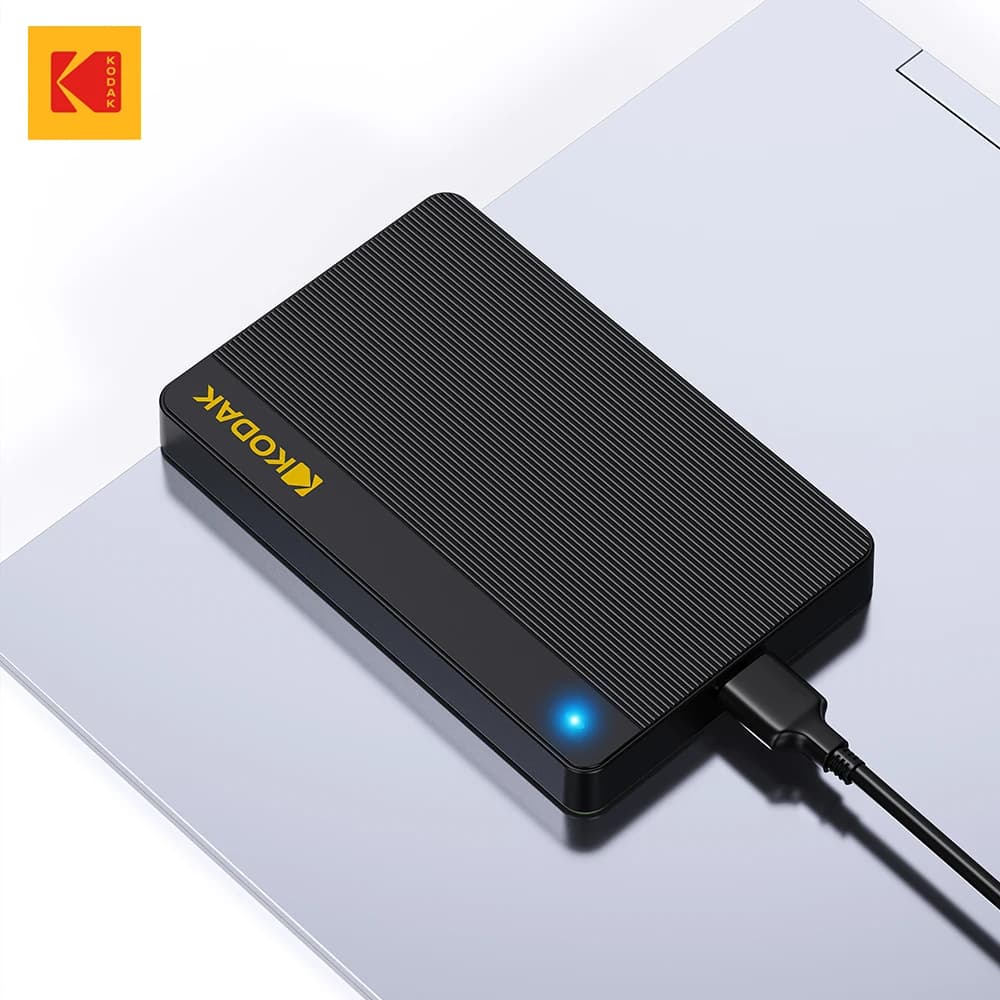 Hard Disk Esterno Portatile Kodak P160 500GB USB 3.0 PHDD Perfetto per PS4/PS5 Xbox Mac PC
