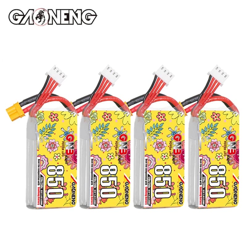 Battery Lipo GNB 4S 15.2V 850mAh updated for Quadcopter parts FPV Racing Drone RC with battery XT30 15.2V