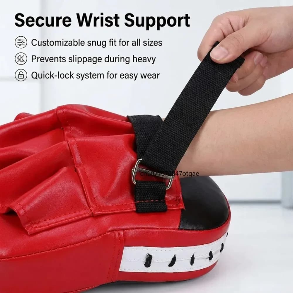New 1/2pc Curved Boxing Bag Taekwondo Muay Thai Karate Adults Kids PU Training Paws Pads Boxing Equipment Focus Punching Bags