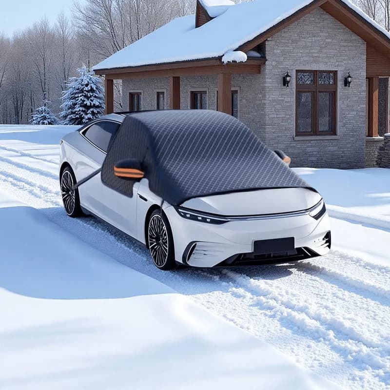 Car Windshield Snow Sun Shade Waterproof Protector Front Windscreen Cover Summer and Winter Dual-purpose Sunshade Snow Shiled