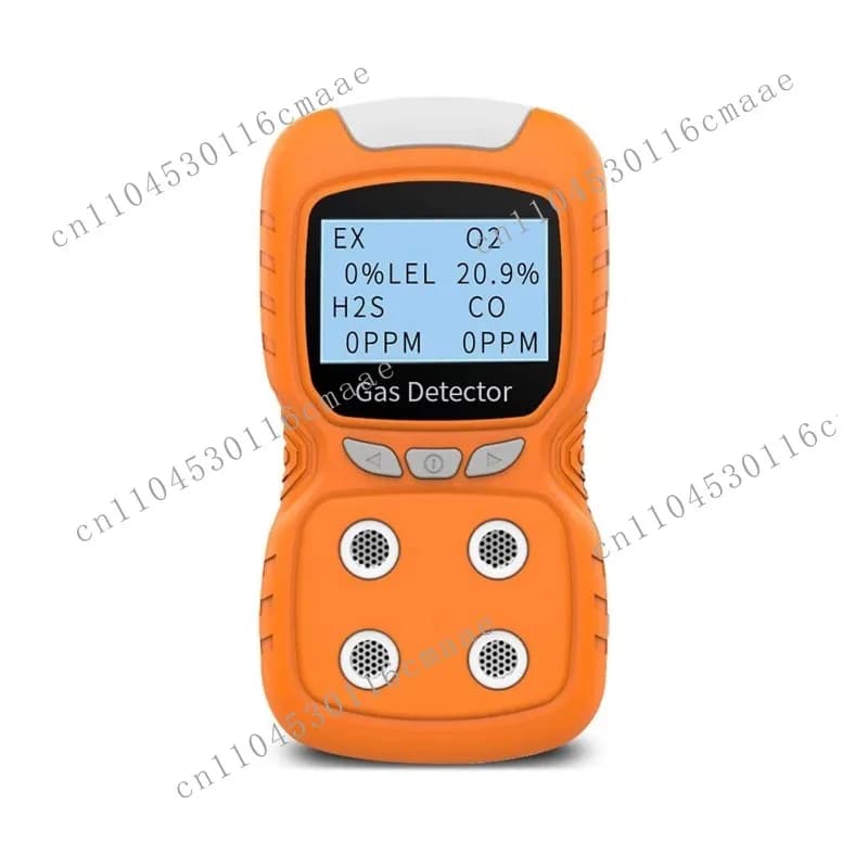 PLT840 Four-in-One Gas Detector Hydrogen Sulfide Oxygen Carbon Monoxide Combustible Gas Tester