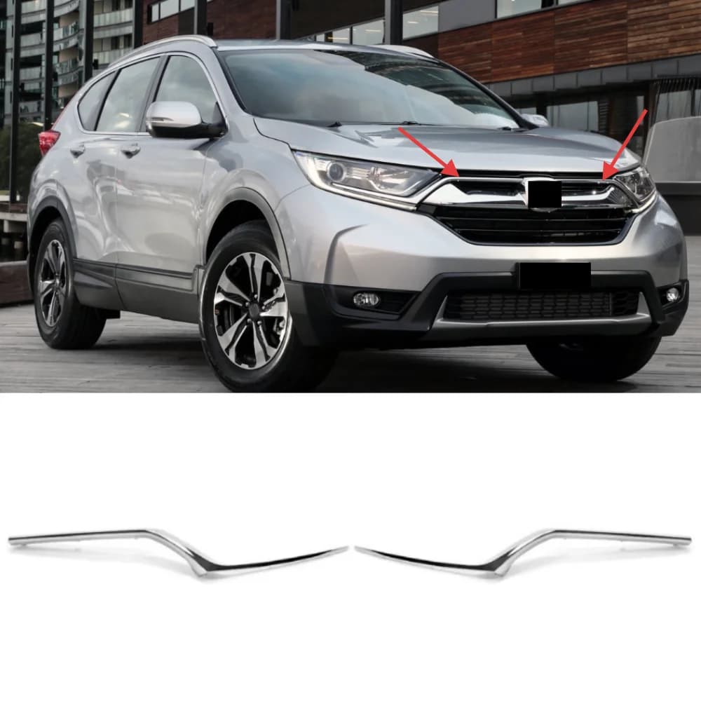 Per Honda CRV 2017-2019 auto paraurti anteriore faro galvanico striscia decorativa OE: 71173TLAA00 71123TLAA00