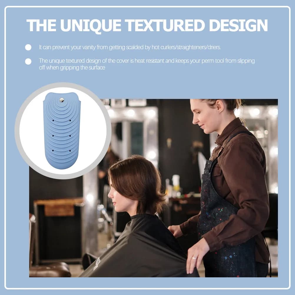 Heat-resistant silicone case for hot hair instruments: plate, hair curler, smooth hair dryer. Ideal for travel and conservation in the living room.