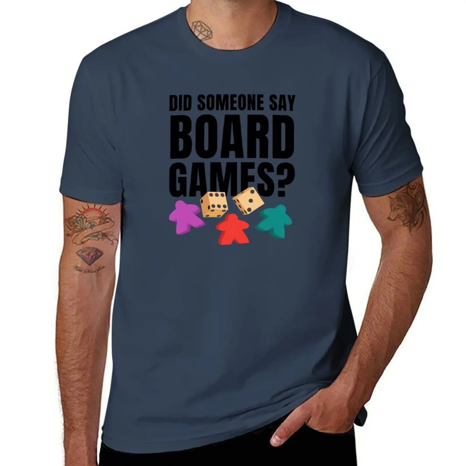 Qualcuno ha detto che sono gioco? T-shirt casual con grafica per tutti i giorni