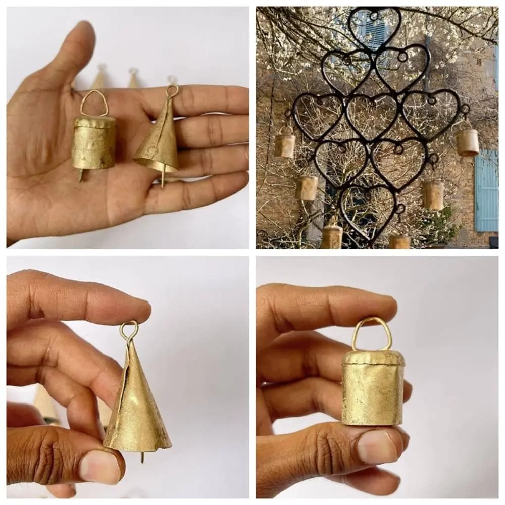 Pet Pendant Hanging Bells Bells Metal Clear Sound Wind Chime Loud Thickened Grazing Bells Christmas