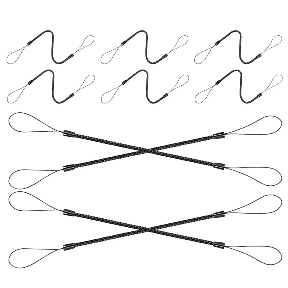 10 Pezzi Cordino Elastico Retrattile Anti-Smarrimento per Stilo, Cinghia a Molla per Penne Touch, Tavolette Grafiche, Clipboard, Uso Esterno