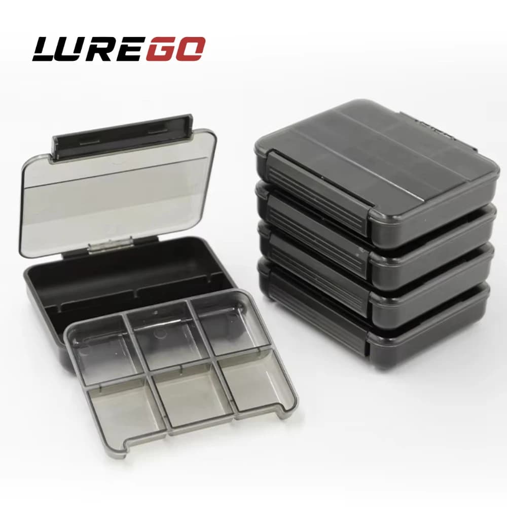 Fishing Equipment Box with Adjustable Dividers, Portable Organizer for Fishing Meters, baits, Piombi and Accessories
