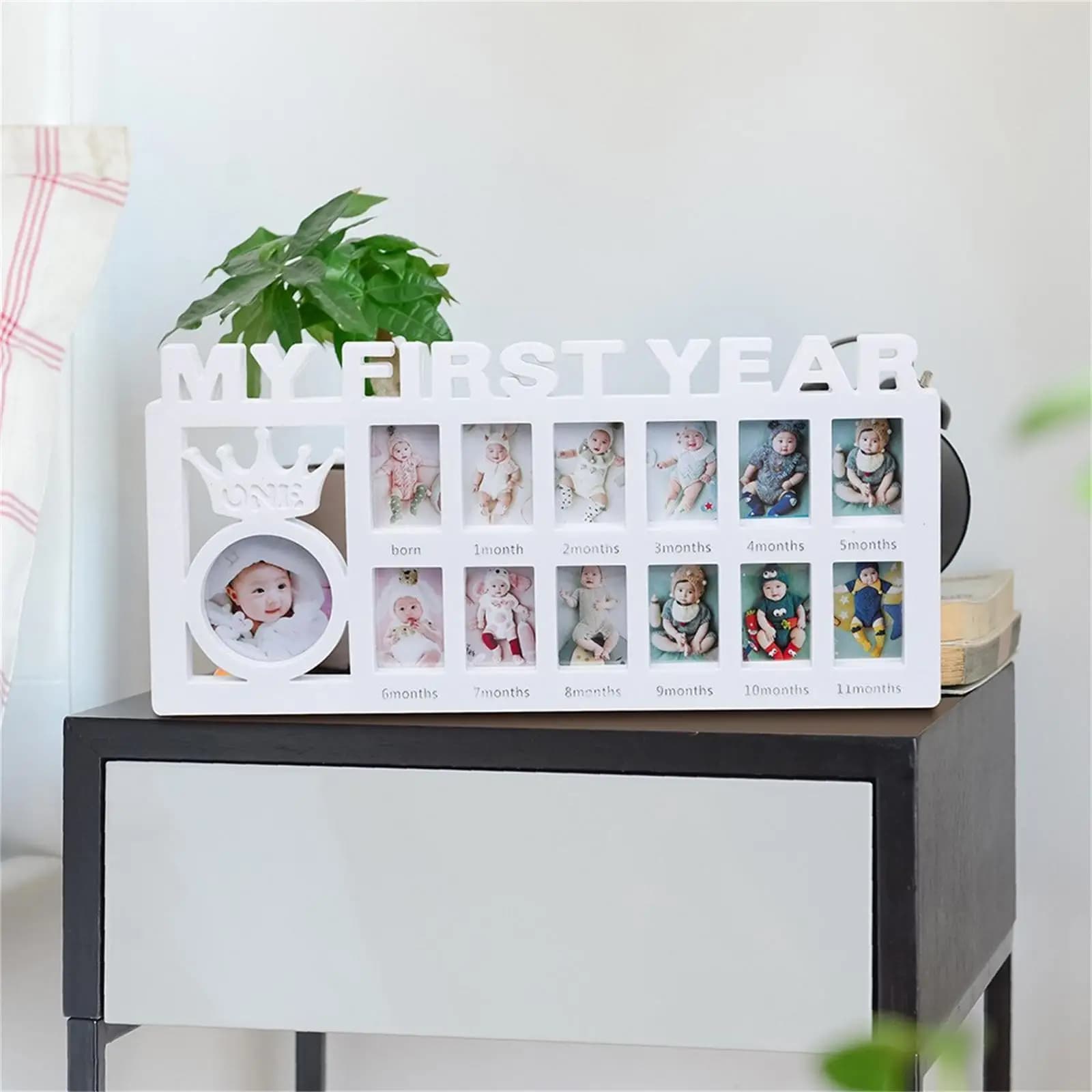 0-12 months Images Photo Frame Souvenir Children growing memory Capture every precious moment of your baby's gifts