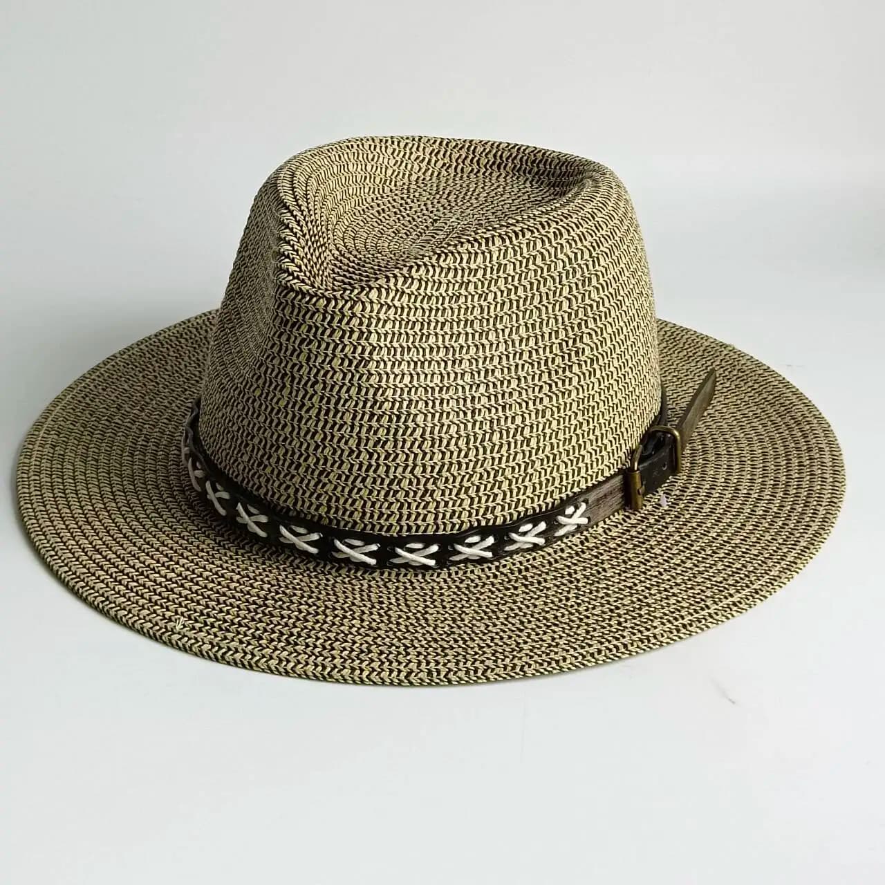 Cappello Panama da uomo in paglia estivo, cappello jazz intrecciato, cappello da spiaggia unisex, cappelli da uomo