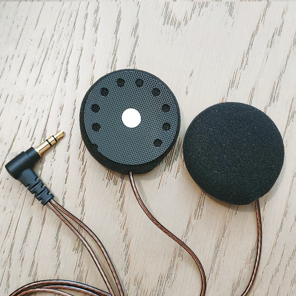 Altoparlante per casco ELFINEAR RIDE-VOICEPRO: chiarezza vocale, magnete migliorato, connettori AUX da 3,5 mm