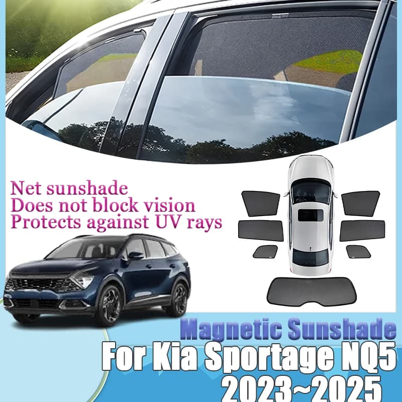 Auto Parasole Per Kia Sportage NQ5 LWB Accessori 2023 2024 2025 Maglia Magnetica Visiere Protezione Solare Finestra Privacy Strumenti Accessori