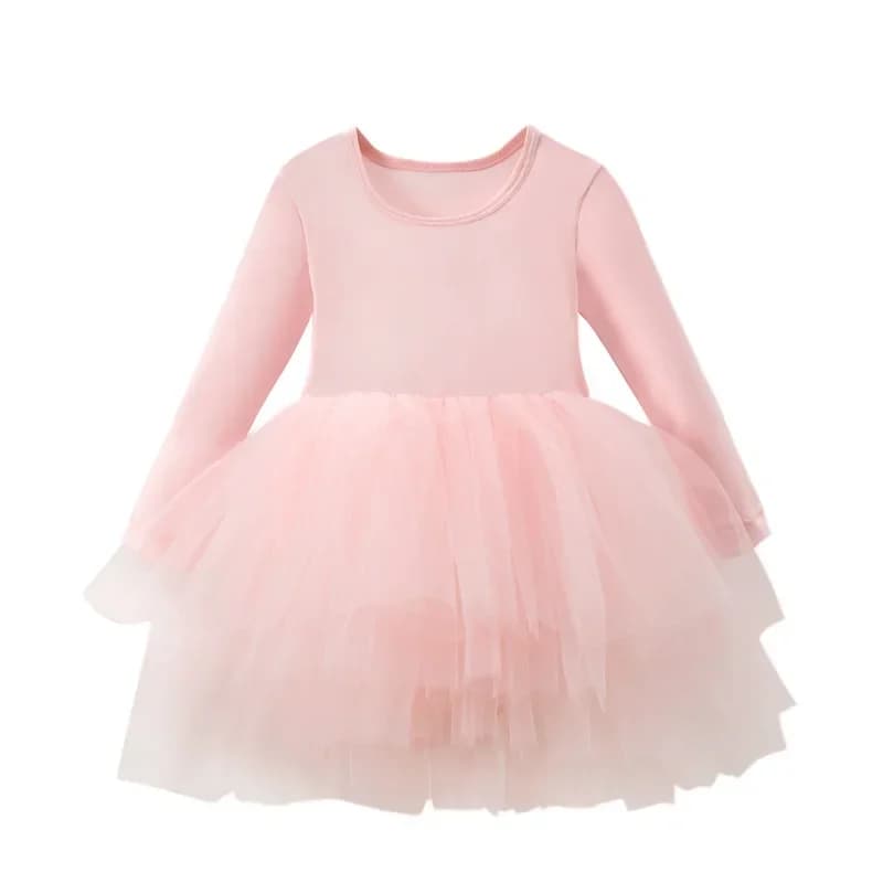 Dancewear Dancewear 1-8 Years Ballet skirt for girls Dancewear Tutus Dresses for Kids Long Sleeved Body