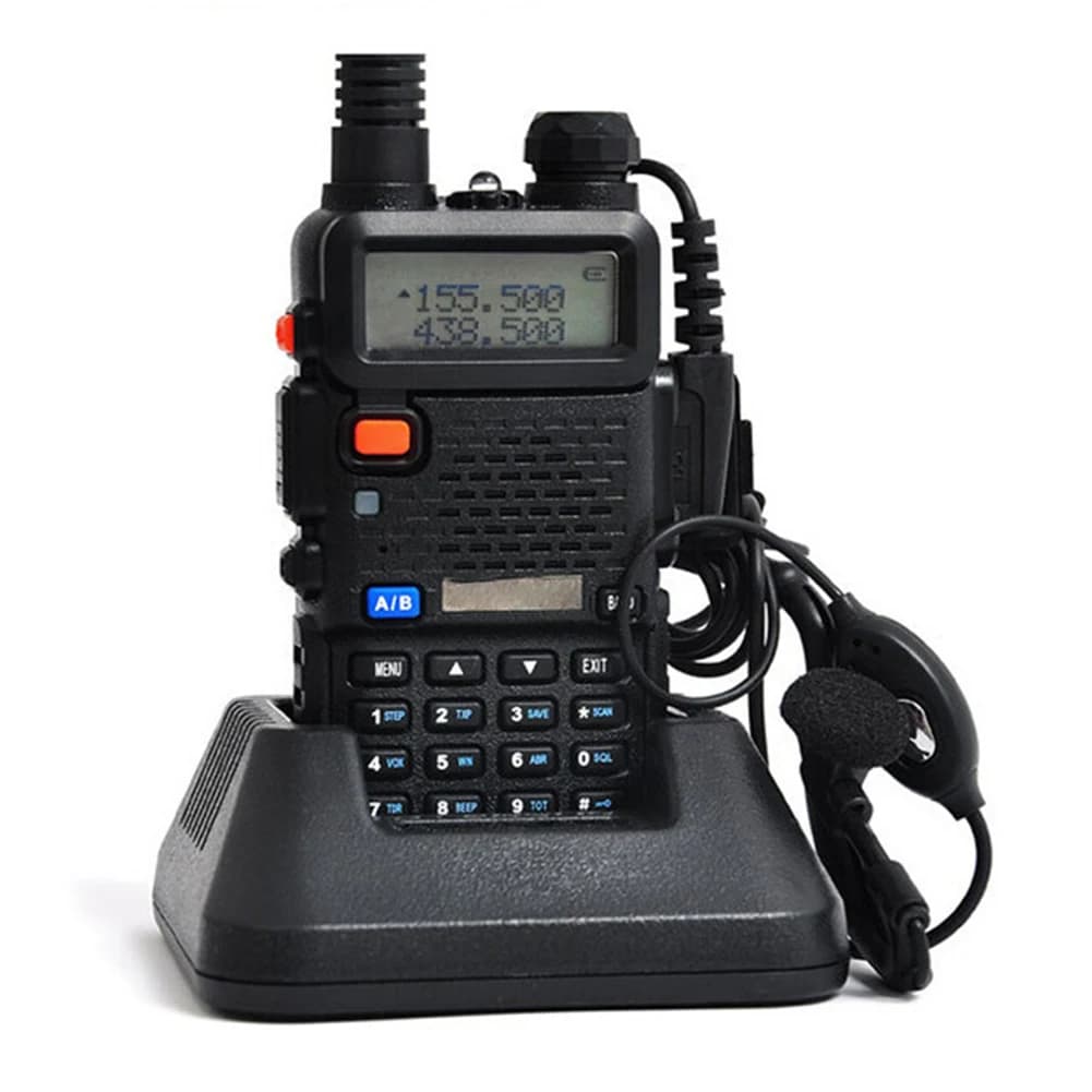 Caricatore da tavolo per walkie-talkie DC 10V per BAOFENG -5R BF-UV5R Plus Accessori