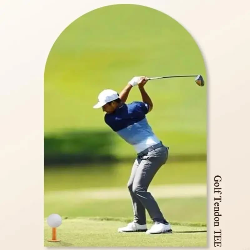Supporto per in gomma da golf da 10 pezzi per tappetino da pratica per pratica per interni esterni
