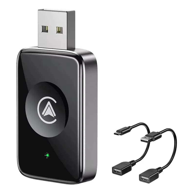 Car Wireless Android Auto Carplay 2In1 Box Smart Mini Box Wired To Wireless Dongle Plug& Play Carplay Android Auto-A02G