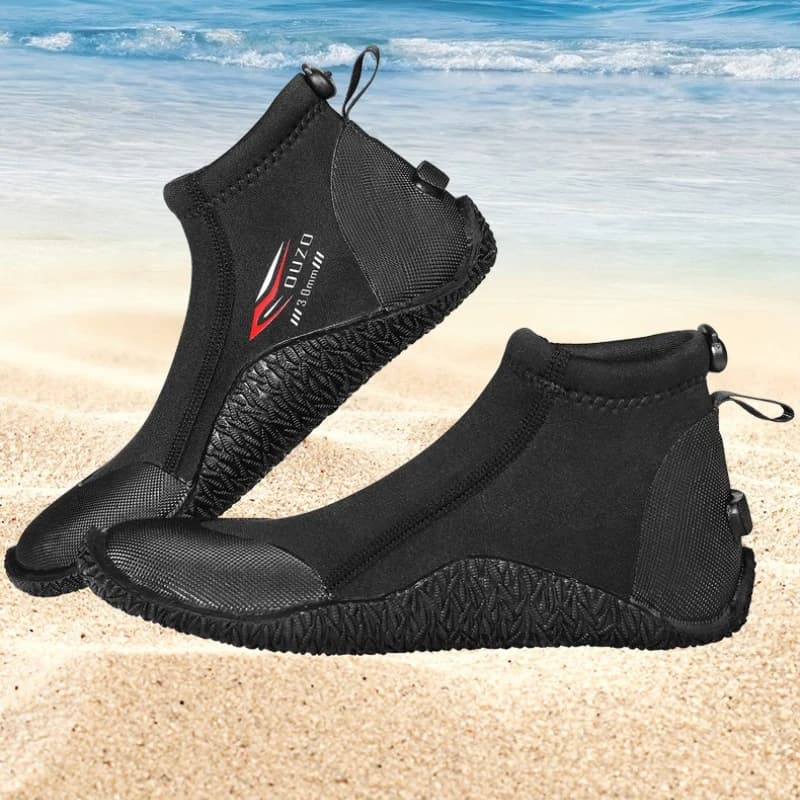 3mm Low-Top Diving Shoes Anti-Slip, Wear-Resistant Beach Surf Wading Boots for Men Women, Durable Snorkeling River Shoes