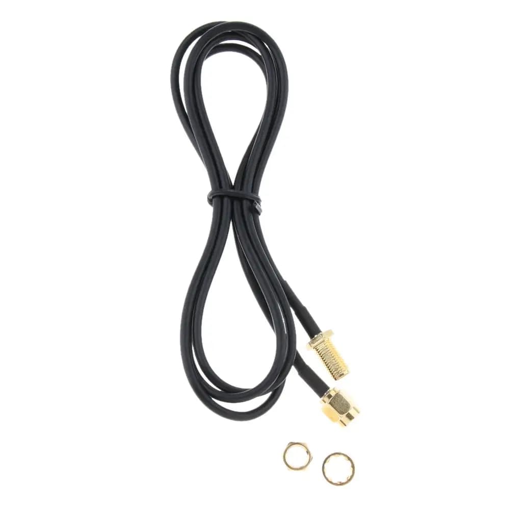 SMA Male Nut Plug to Female Socket Coaxial Extension Antenna Cable for 360 Degree Wifi Signal Router