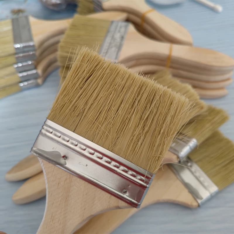 Pennello per vernice e vernice, perfetto per la pittura di pareti e legno, colle per macchie, caldo, 20 pezzi, Chip da 70mm