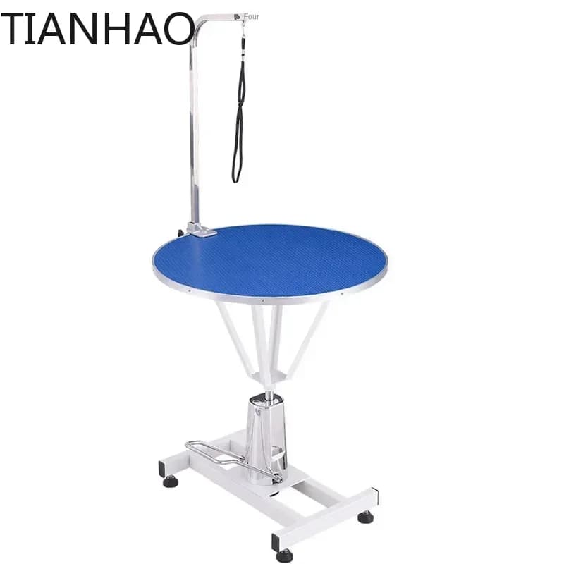 Pet Grooming Table Dog Cat Modeling Bath Table Hair Dryer Bracket Hydraulic Lift Trimming Beauty