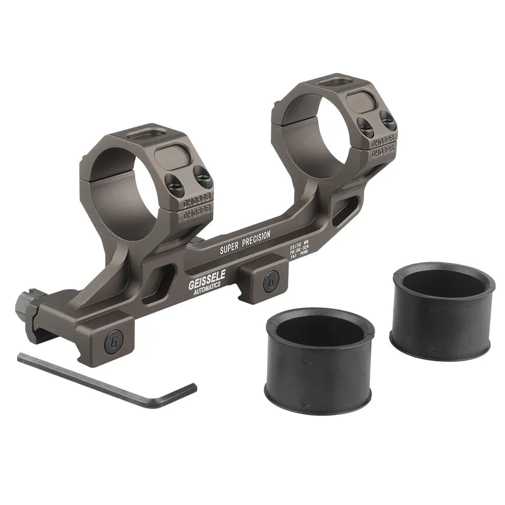 Adattatore per montaggio su cannocchiale tattico 1.54 GEISSELE 30mm 25.4mm Doppio anello 20mm Rail One Piece Mirino ottico Supporto base per cannocchiale