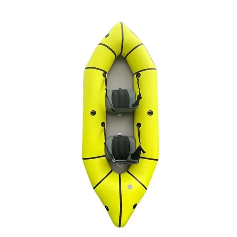 Kayak Gonfiabile Ultraleggero Compatto per Acque Bianche, Imbarcazione Portatile per Viaggi d'Avventura 2026 Leggero