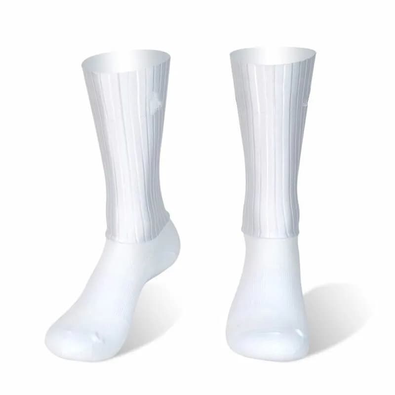 Ciclismo Antiscivolo Anti Silicone Estate Whiteline Aero Calzini Calzini da uomo Bicicletta Sport Corsa Calzini da bici Calcetines 2024 nuovi calzini