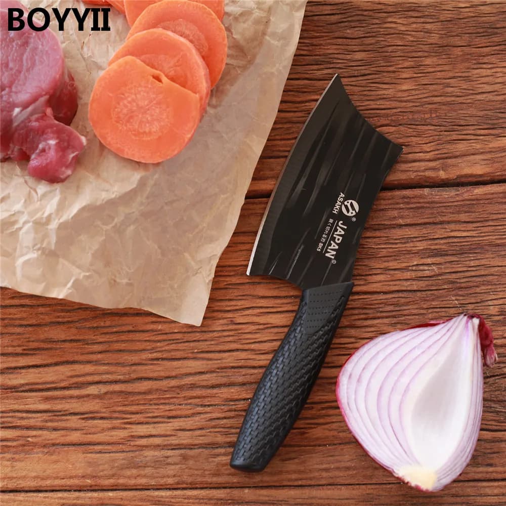 Coltello da cucina in acciaio inossidabile Coltello per disossare Coltello da chef Cucina per barbecue Mannaia per carne Coltello per sbucciare Utensili da cucina Coltello da tasca