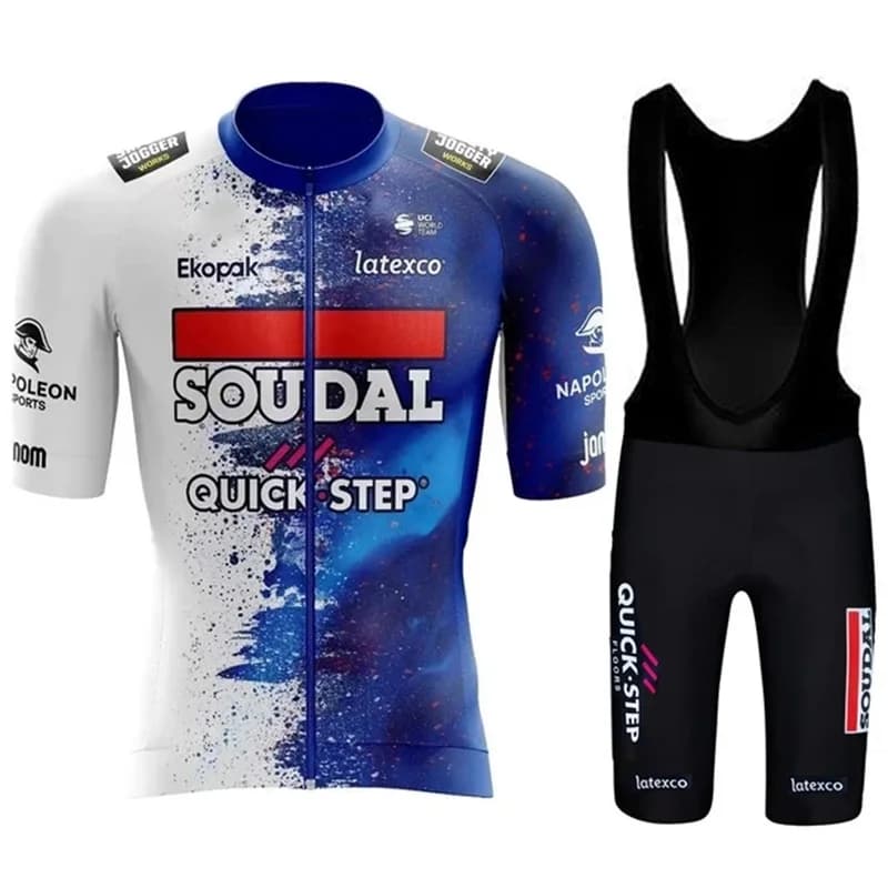 Men's Cycling Knit Quick Step 2025 Set Summer Cycling Clothing MTB Uniform Riding Shorts Bike Clothing Maillot Cycling Hombre
