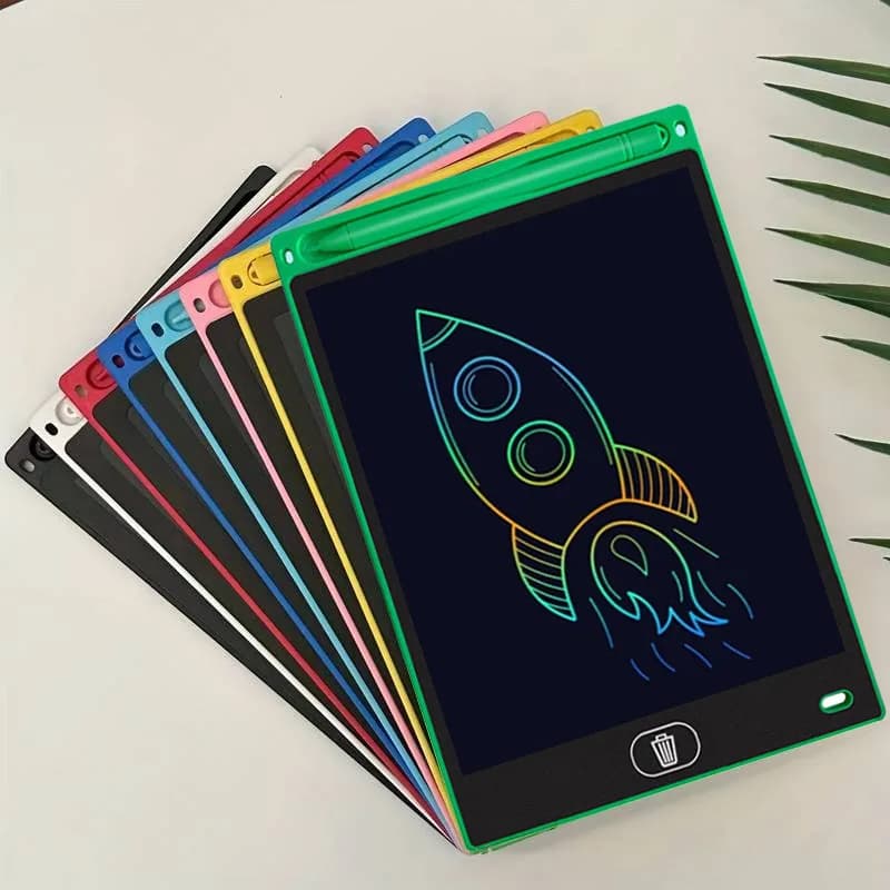 8.5 Inch LCD Drawing Tablet Erasable and Reusable Color Electronic Blackboard Kids Handwriting Board Educational Travel Toys Gif