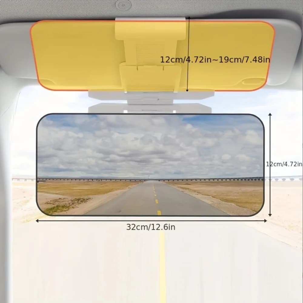 Car Sun Visor UV Blocking Driver Anti Glare Sun Shade Polarized Anti-Dazzle Sunshade Plate Clear Vision Anti-Glare Accessories