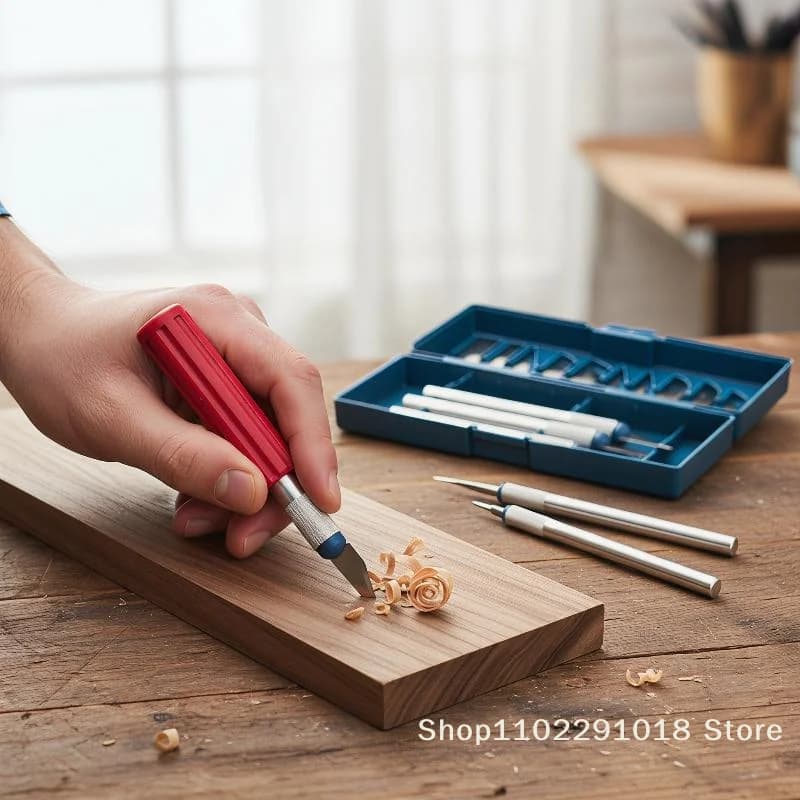 practical13-Piece Multi-Tool Knife Set with Assorted Blades for DIY Precision Craft and Art Projectshousehold