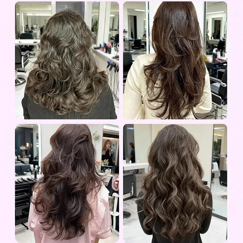 Set di 6/8 Pezzi di Morbidi Bigodini in Spugna per Capelli, Kit per Acconciature Fai-da-Te, Strumenti per Styling Domestico