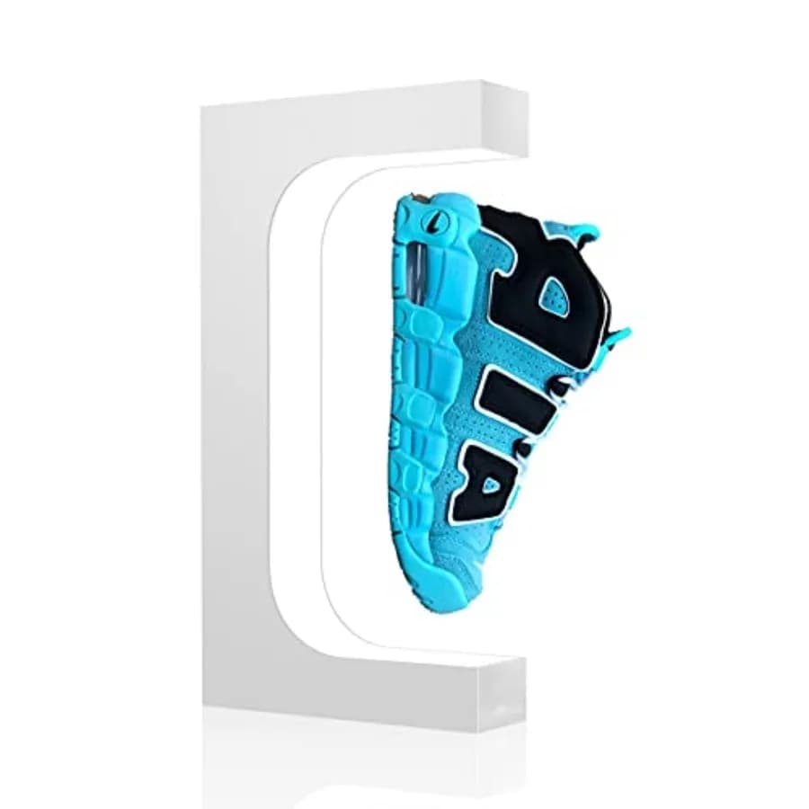 360°Rotation Floating Shoe Display Stand, Magnetic Levitation Sneaker Rack, with LED Light Sneaker levitating shoe shelf for St