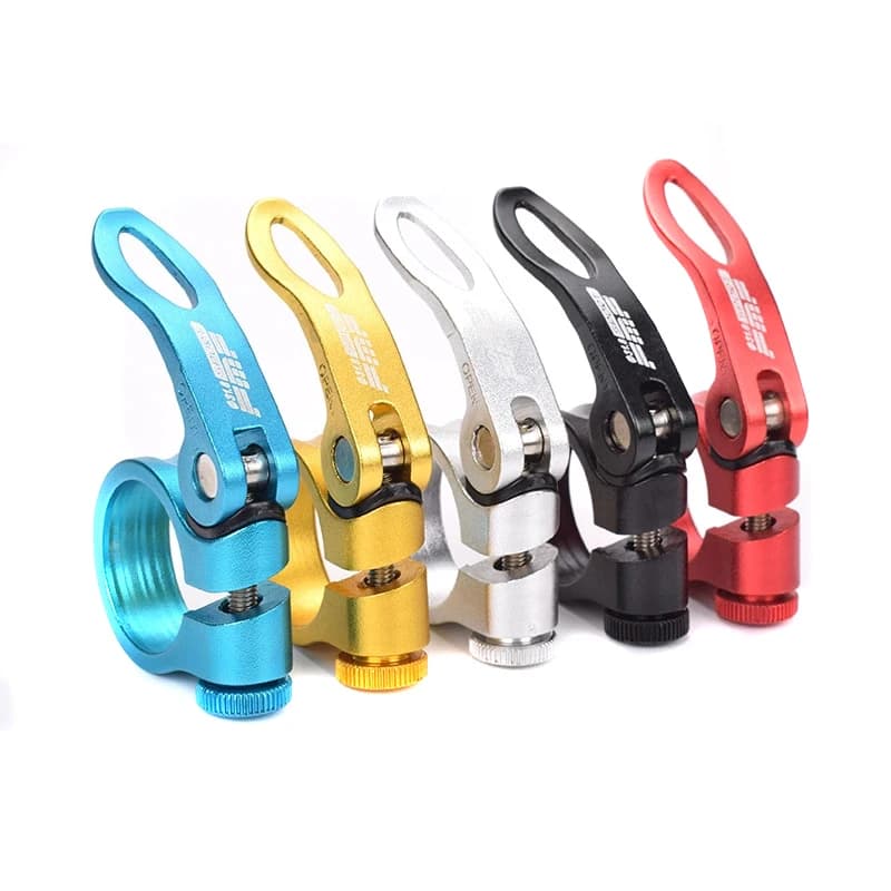 Morsetto reggisella per bicicletta a sgancio rapido Reggisella in alluminio super leggero ultraleggero 28,4 mm/31,8 mm/34,9 mm bici da strada, accessori MTB