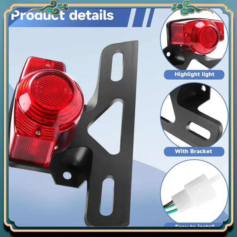 Ultima fanale posteriore per moto fanale posteriore per Honda Monkey Z50 Z50JZ Z 50 KDF Bike