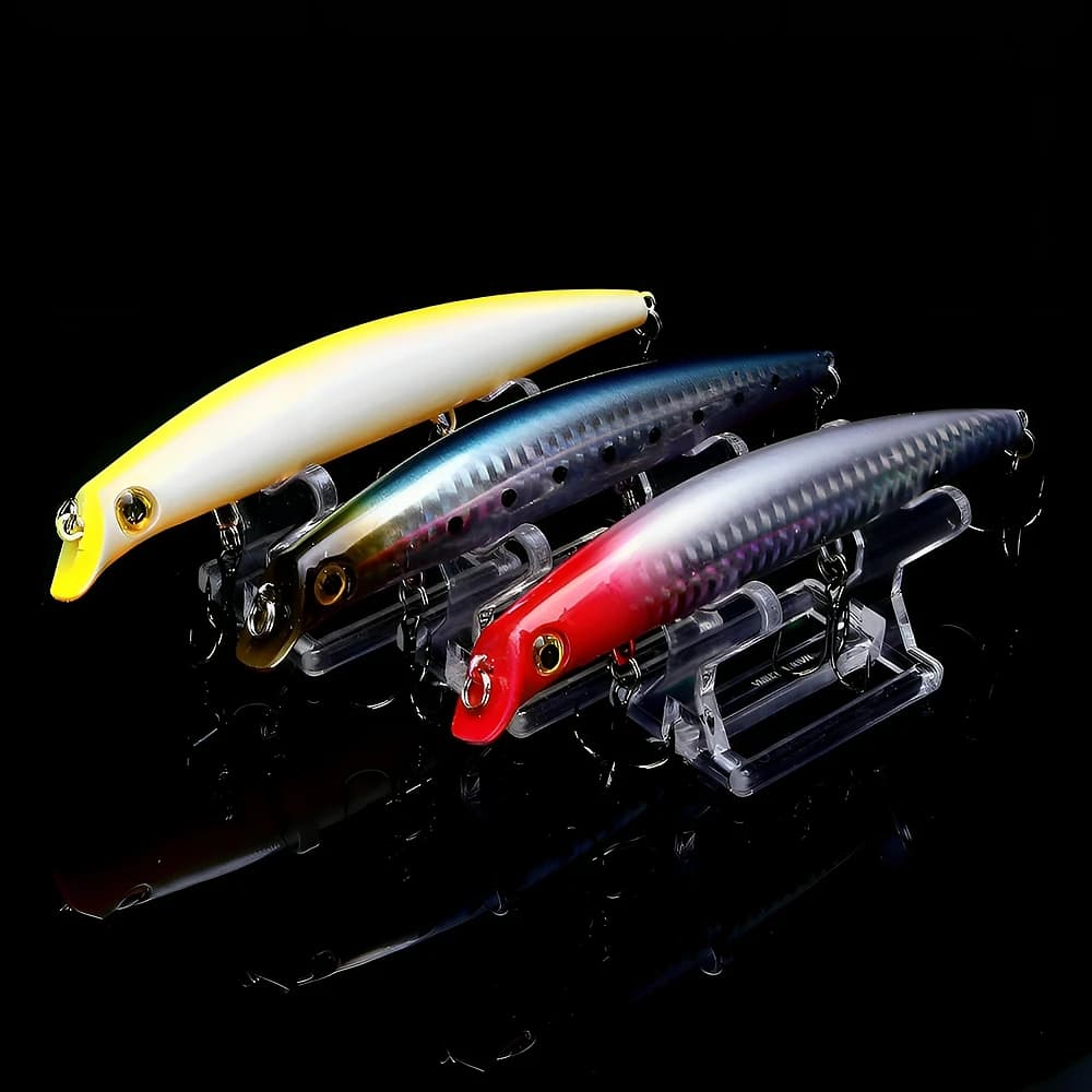 1 Pezzo Esca da Pesca Popper 11cm 13g, Ganci per Pesca, Esca Artificiale in Plastica per Bass, Wobbler, Crankbait, Attrezzatura per Pesca alla Carpa