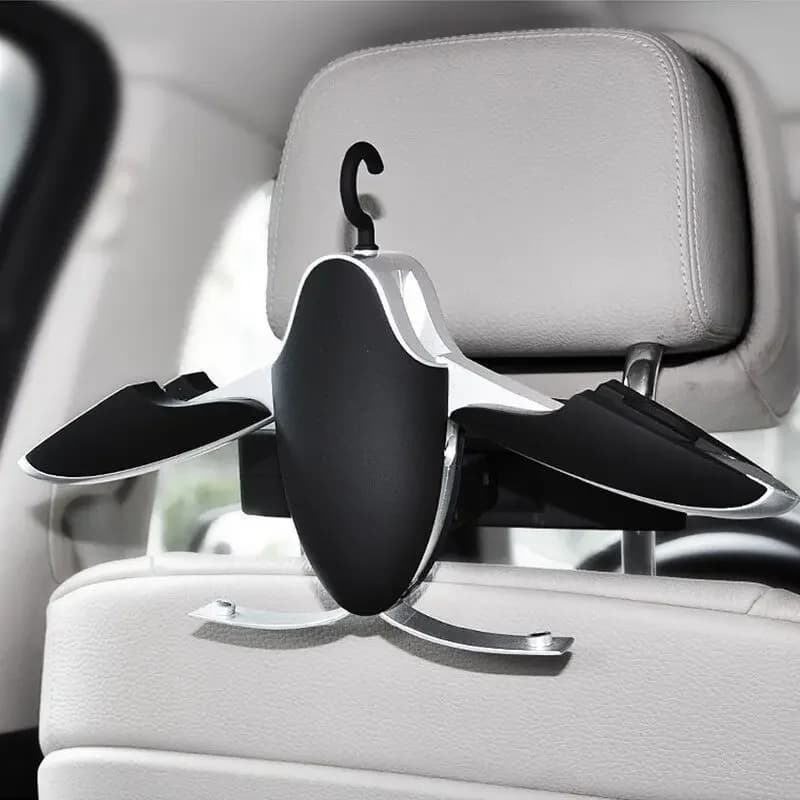 Appendiabiti per auto Sedile pieghevole multifunzionale Poggiatesta Giacca Abito Appendiabiti ABS Parti automobilistiche Appendiabiti Accessori da viaggio
