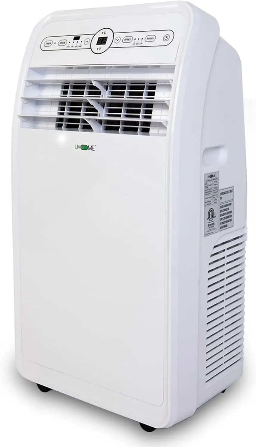12000 BTU Portable AC and Heater Combo – Cools & Heats up to 450 Sq Ft – Window Air Conditioner Unit with Dehumidifier, Fan, Remote Control, Installation Kit, White