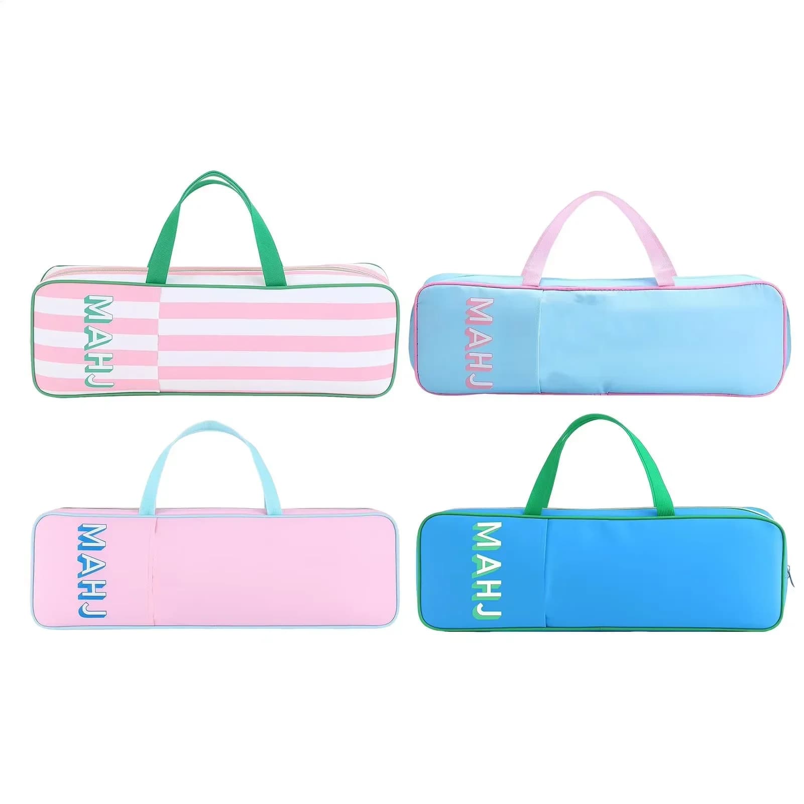 Mahjong Tile Storage Bags Multi-functional Mahjong Game Bag Large-capacity Mahjong Pushers Rack Storage Carrying Bags For Travel