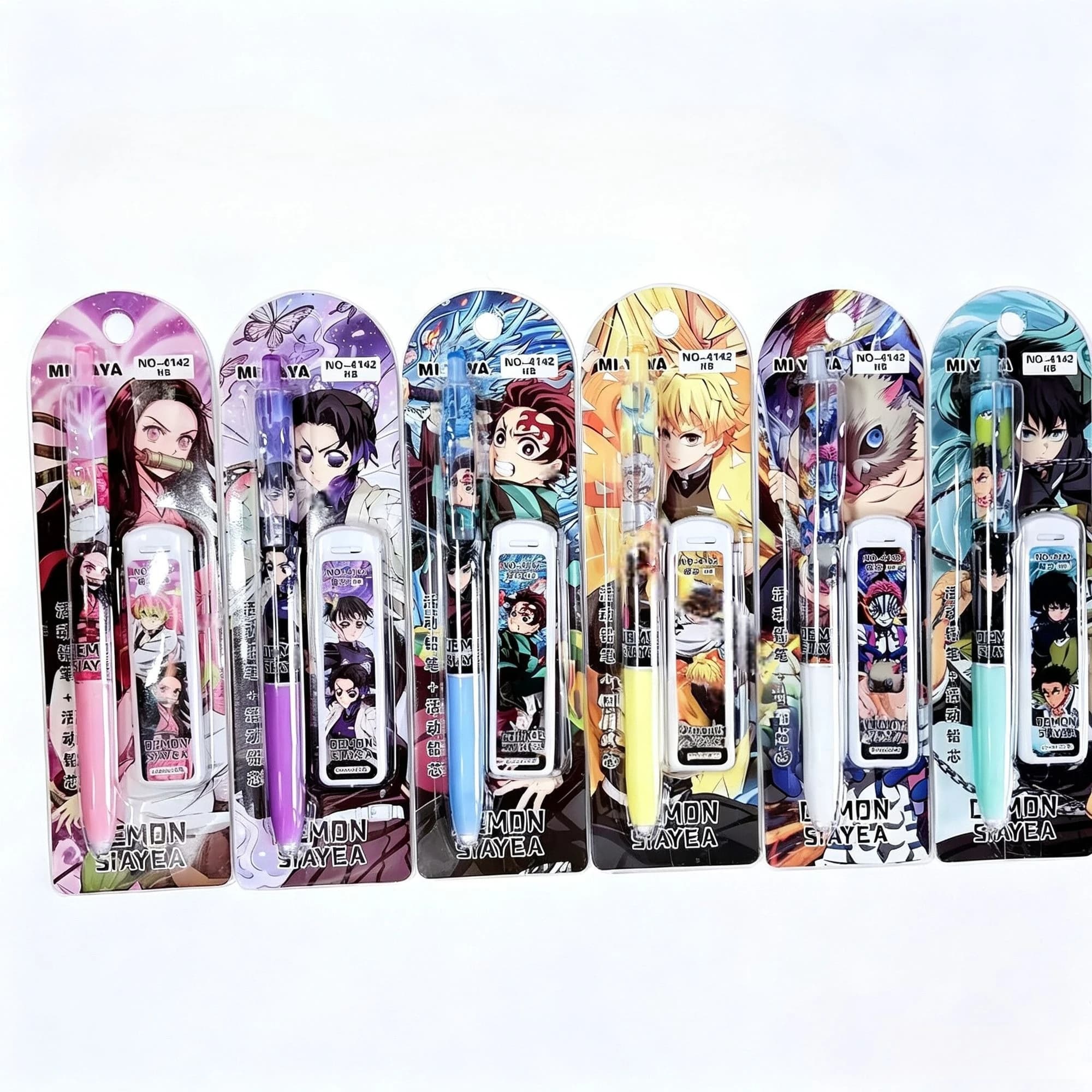 Demon Slayer automatic pencil set 0.5 lead, high-quality Tanjiro birthday gift for giving