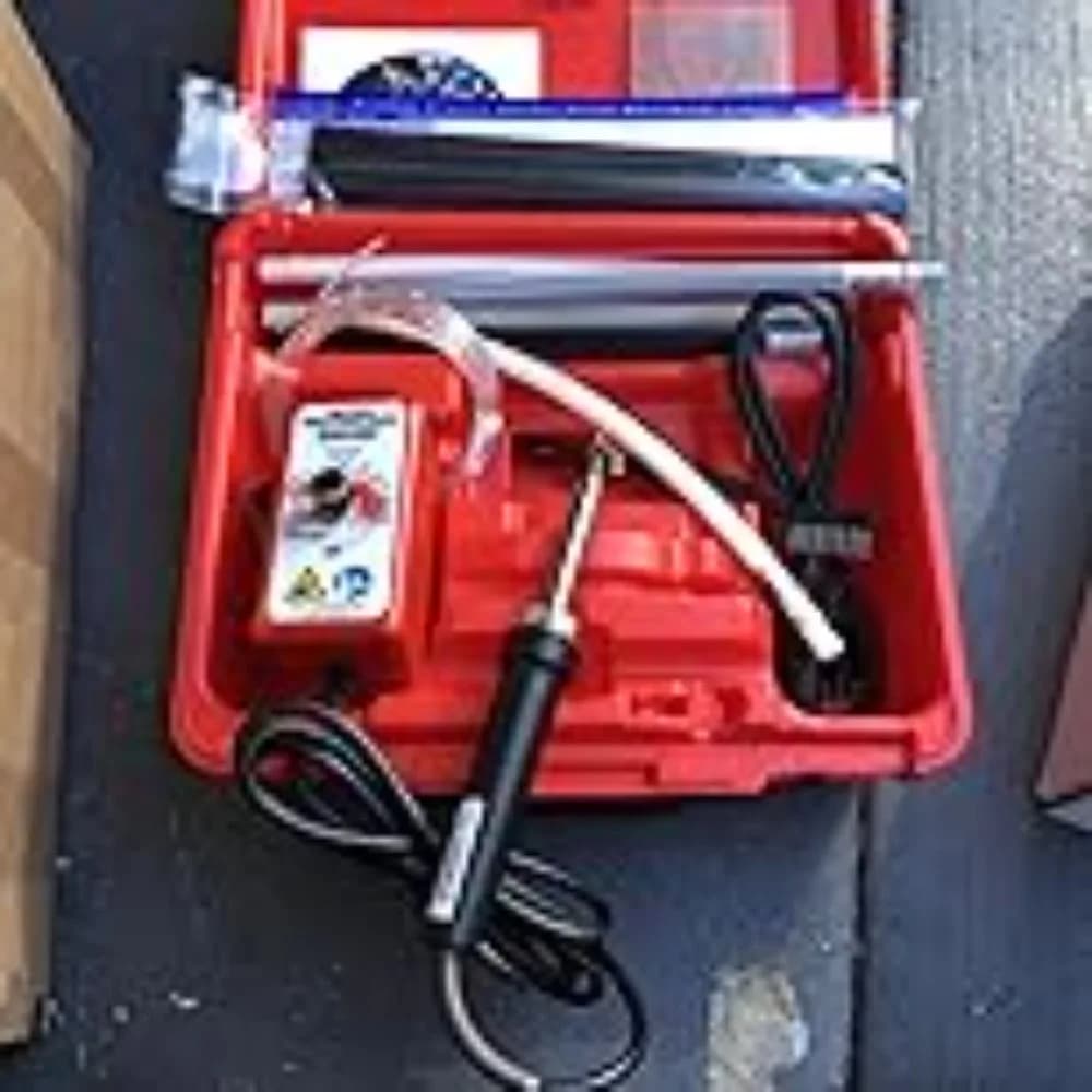 Saldatore per plastica airless 5700HT Mini Weld Modello 7 Kit di saldatura a caldo con graffette e strumenti, Foglio con codice QR per video didattici