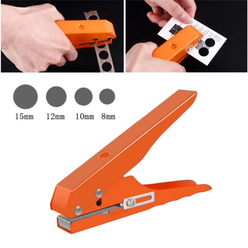 Punching pliers for edges Punching pliers Masking pliers 8MM 10MM 12MM 15MM Single circle punching pliers Screw cover hole