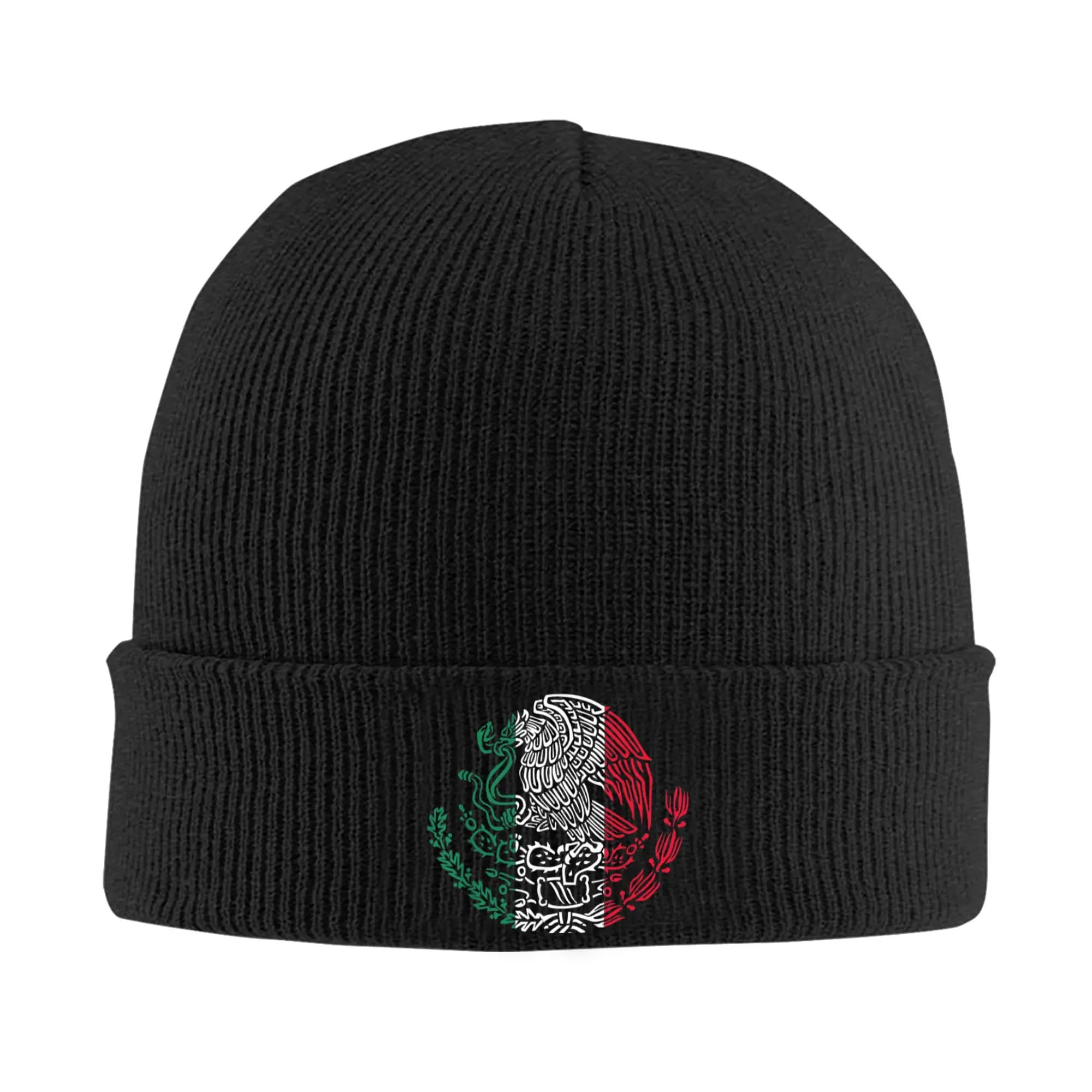 Mexican Eagle Mexico Flag Hat Autumn Winter Beanie Warm Caps Men Women Acrylic Knitted Caps