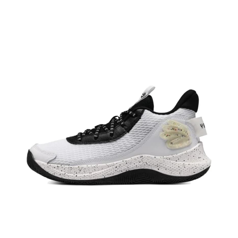 Under Armour Curry 3 Z7 High top Basketball Shoes Unisex Silver Black 3026622-101