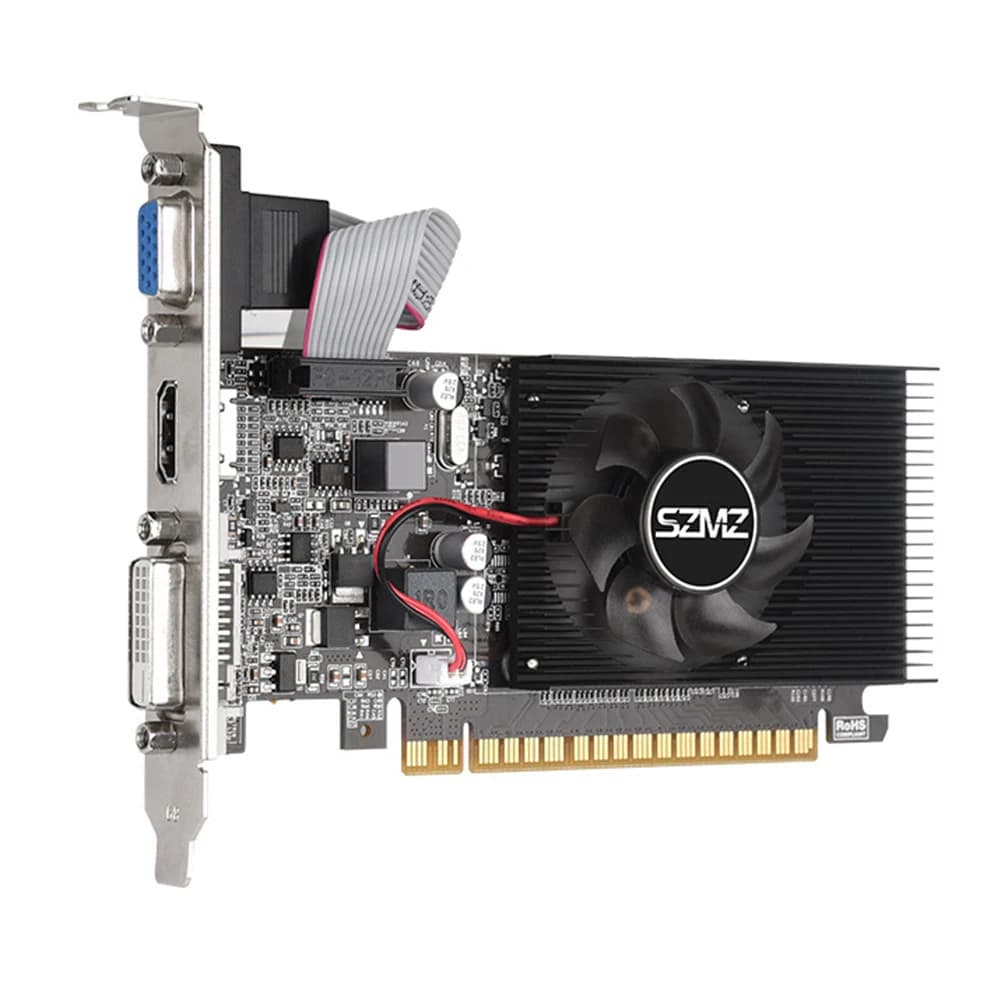Scheda Video GT210 1G con porta compatibile DVI VGA HDMI scheda grafica da gioco 64Bit DDR3 scheda grafica a basso profilo per giochi per PC