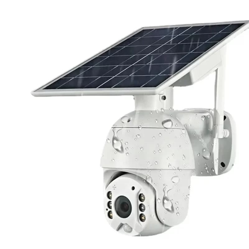 App S10 4MP 2MP. Ubox Outdoor Smart 4G Wireless PTZ Telecamera di sicurezza WIFI CCTV Telecamera solare con scheda SIM