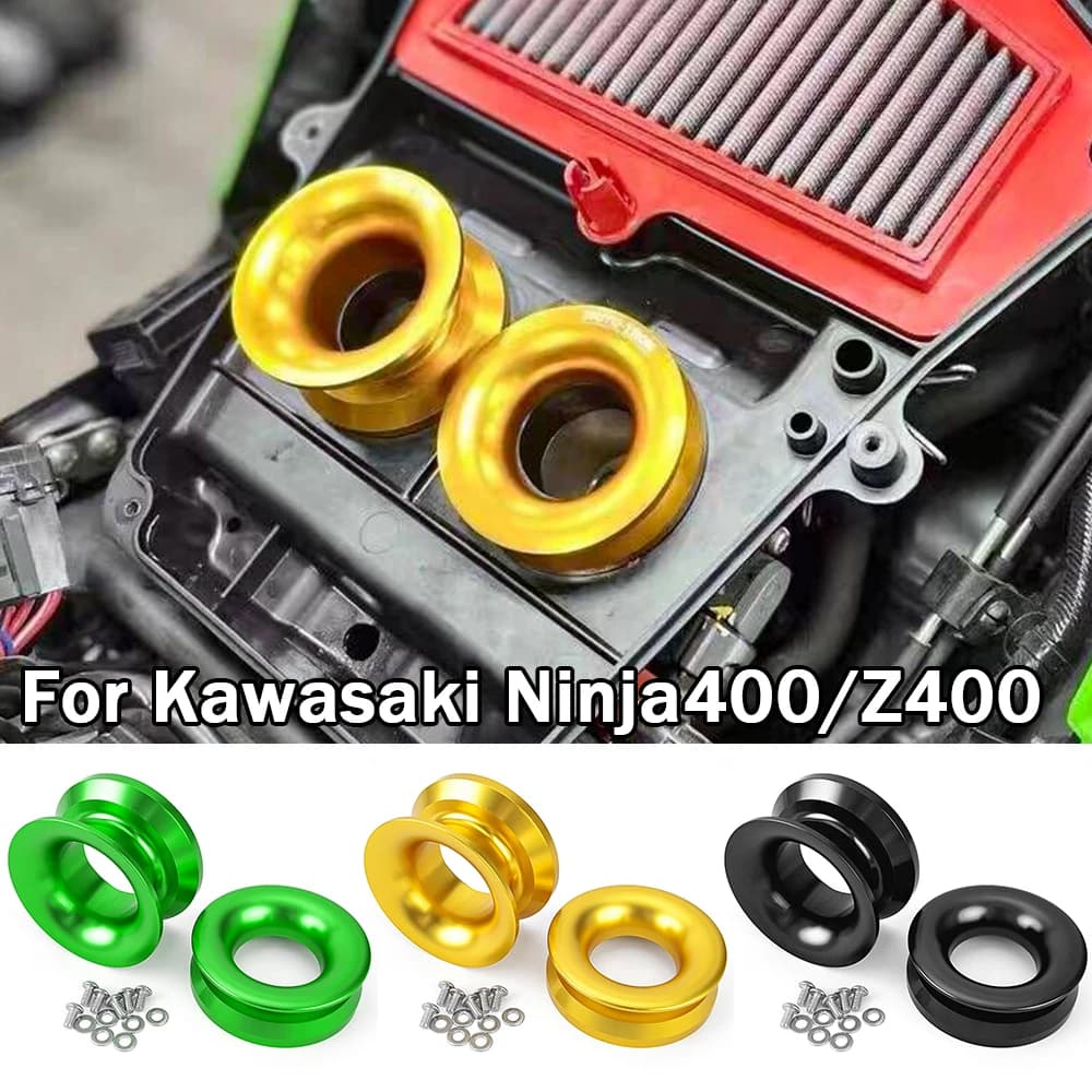 Coppa di aspirazione aria per Kawasaki Z400 Z500 Ninja400 NINJA500 2020 2021 2022 2023 2024 2026 Moto Wind High Flow Airbox