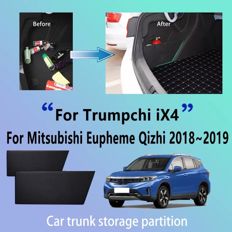 Accessori auto Per Trumpchi ix4 2018 ~ 2019 2018 19 Bagagliaio Partizione di Stoccaggio Multifunzione di Stoccaggio Auto Parti Interni Organizzatore