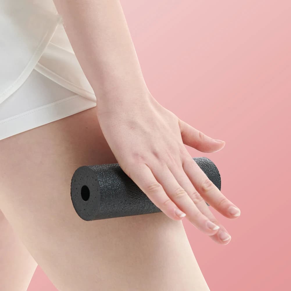 Mini Foam Roller for Massage, Roller for Exercising Resistant, EPP Muscle Roller Cable for Yoga and Pilates